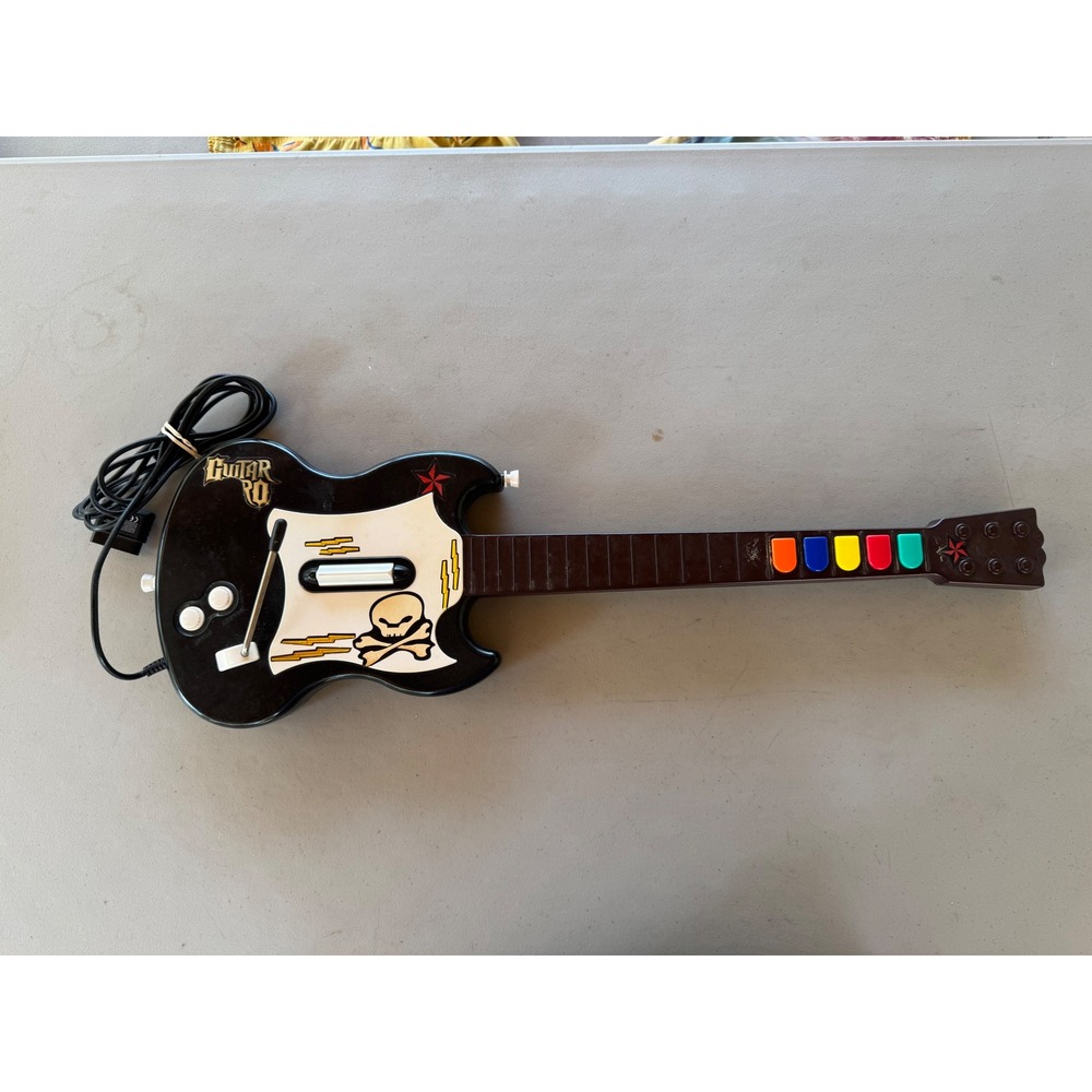 RedOctane Guitar Hero SG Wired Controller PS2 PlayStation 2 Black Model PSLGH